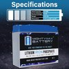 Mighty Max Battery 12V 18AH Lithium Battery Replaces High-Lites 12NX16 Emergency Light MAX3918509